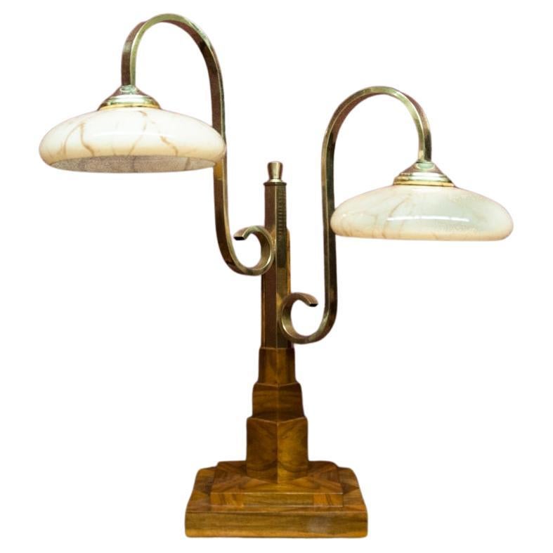 Art Deco table lamp, Western Europe, 1940s