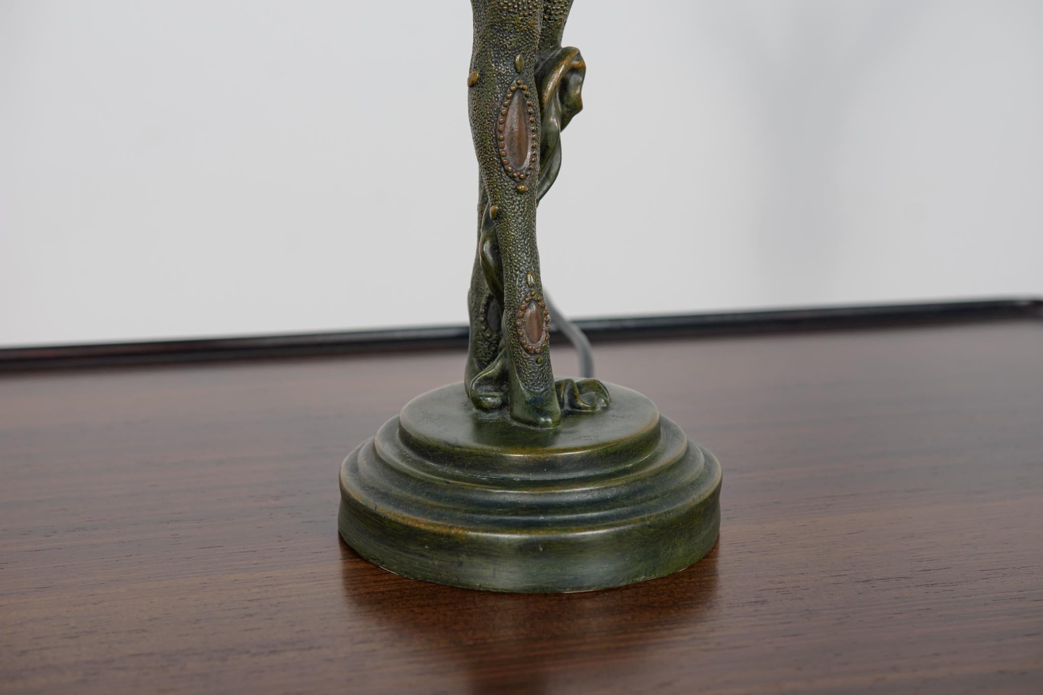Lampe de bureau Art déco, Widdop et Bingham, Royaume-Uni, années 1990 en vente 8