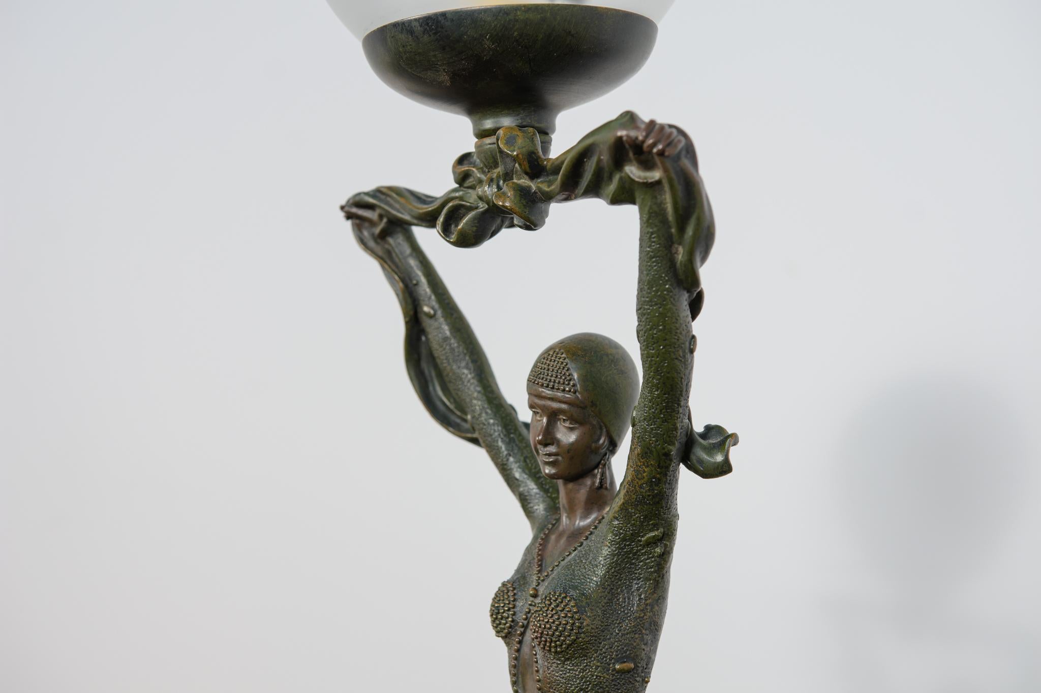 Lampe de bureau Art déco, Widdop et Bingham, Royaume-Uni, années 1990 en vente 9