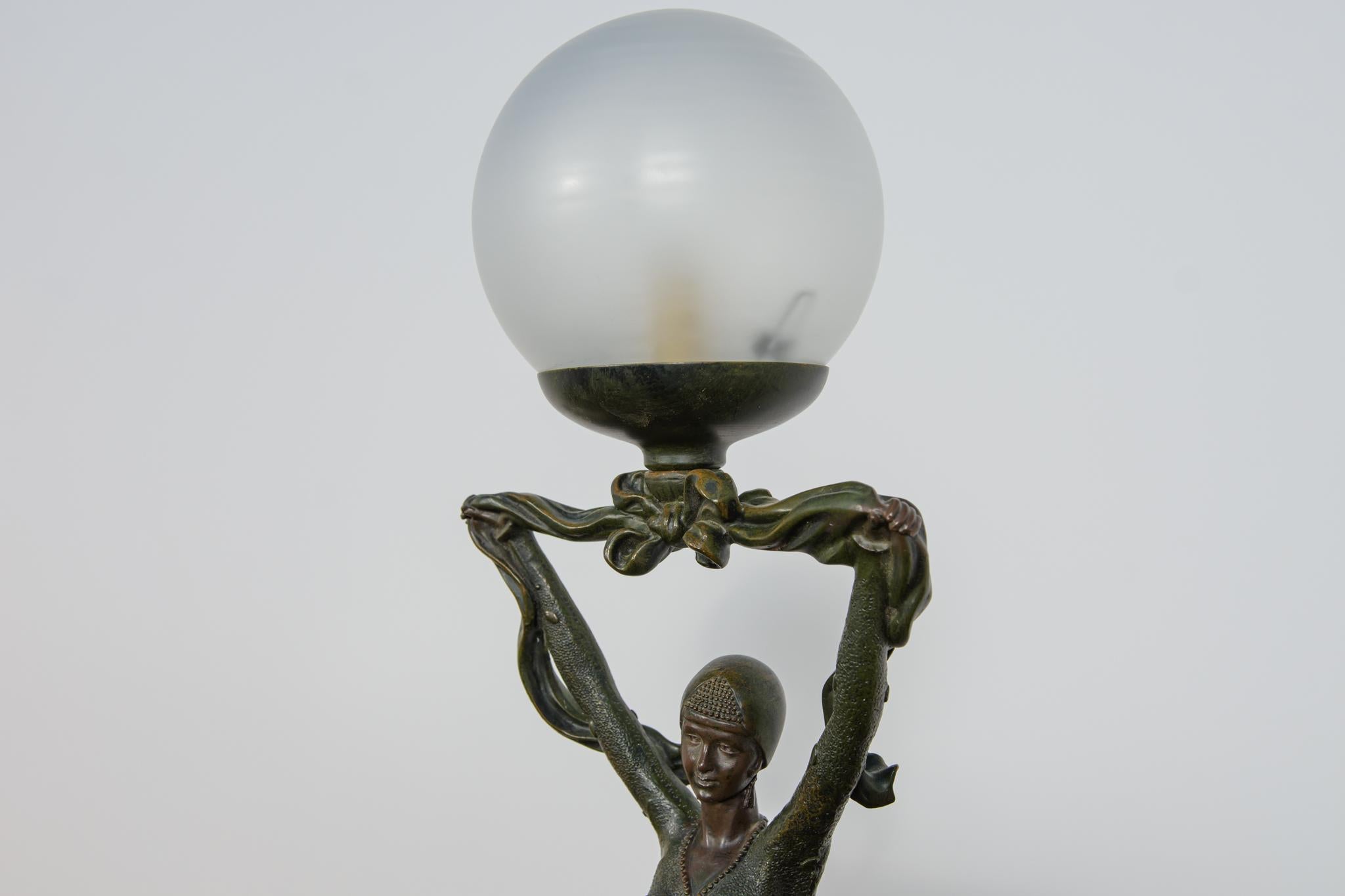 Lampe de bureau Art déco, Widdop et Bingham, Royaume-Uni, années 1990 en vente 10