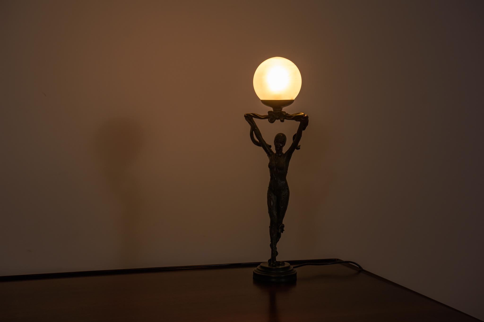 Lampe de bureau Art déco, Widdop et Bingham, Royaume-Uni, années 1990 en vente 1