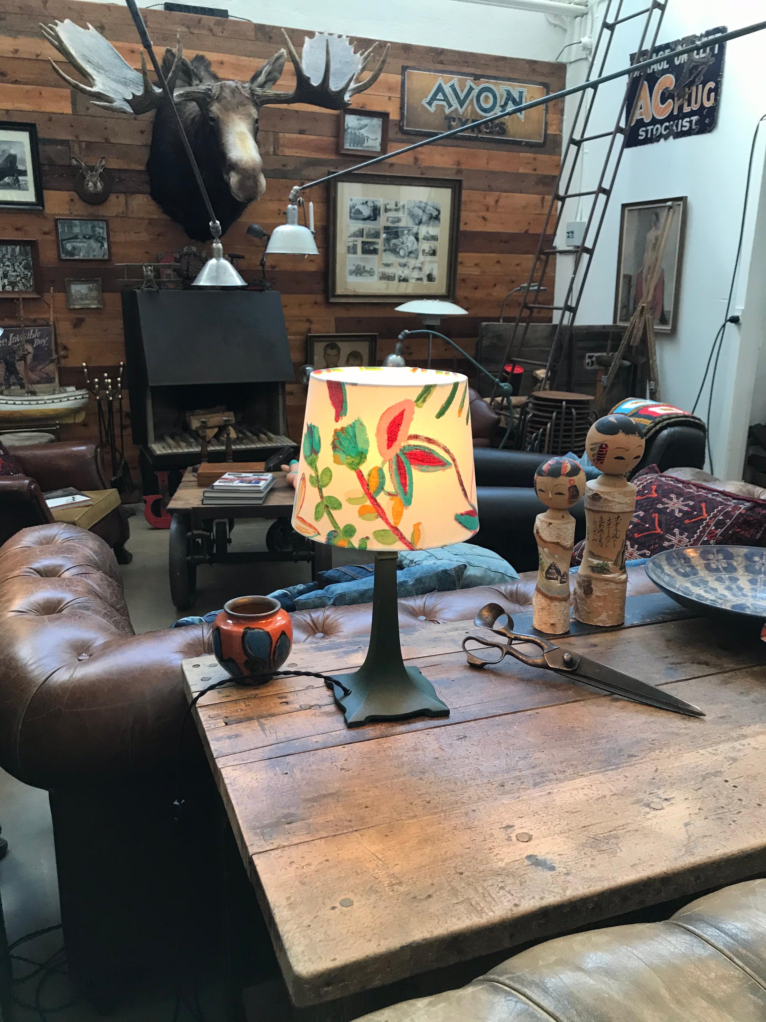 Bronze Art Deco Table Lamp For Sale