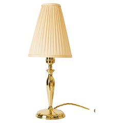 Art Deco Table Lamp with Fabic Shade Vienna Around 1920s