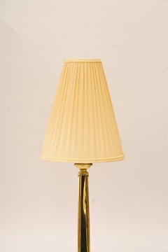 Art Deco Table lamp with fabric shade vienna around 1920s