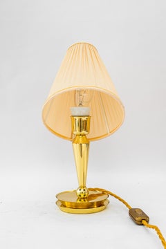 Art Deco table lamp with fabric shade vienna around 1920s