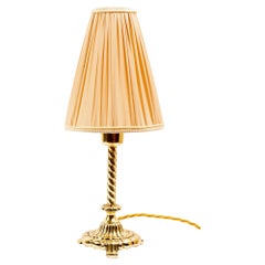 Art Deco table lamp with fabric shade vienna around 1920s