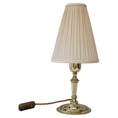 Art Deco  table lamp with fabric shade vienna around 1920s