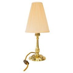 Art Deco table lamp with fabric shade vienna around 1920s