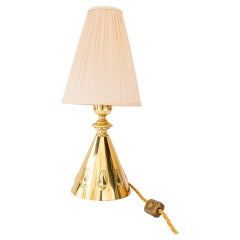 Art Deco Table lamp with fabric shade vienna around 1920s