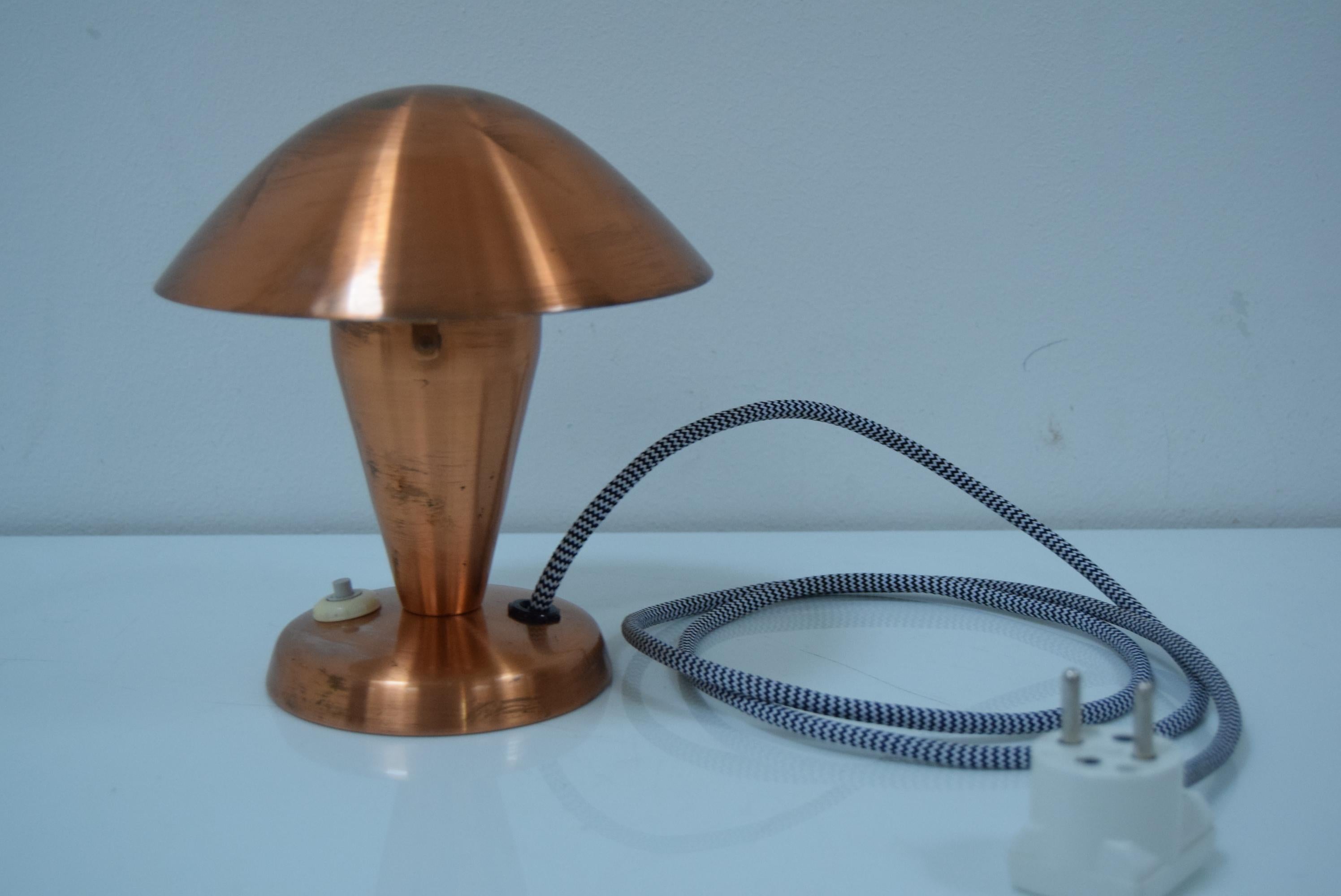 Lampe de bureau Art Déco avec abat-jour flexible, années 1930 7