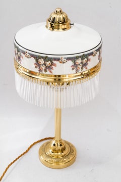 Art Deco table lamp with glass shade vienna around 1920s