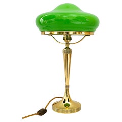 Art Deco Table lamp with original glass shade vienna around 1920s
