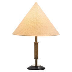 Lampe de table Art déco avec abat-jour pointu, Europe vers 1920