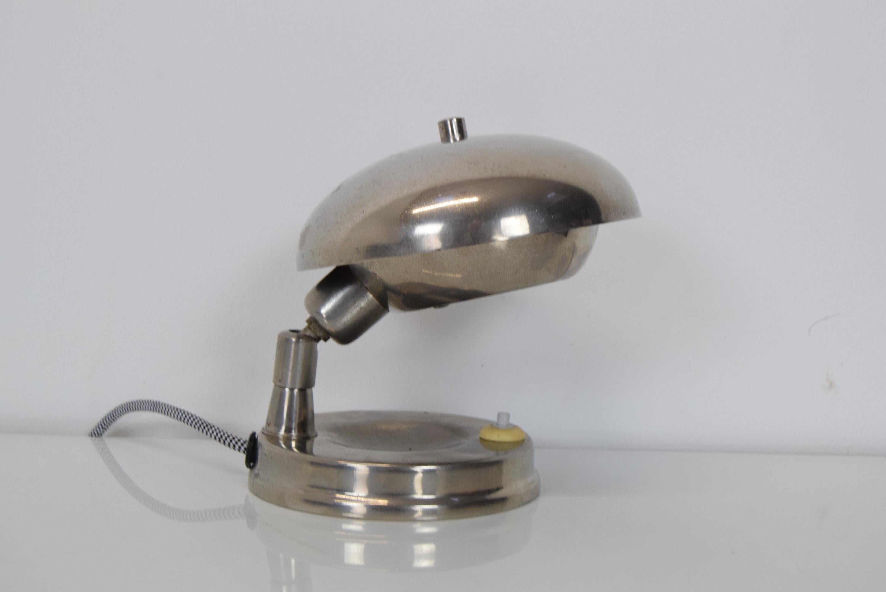 Art Deco Table Lamp, 1930's In Good Condition For Sale In Praha, CZ