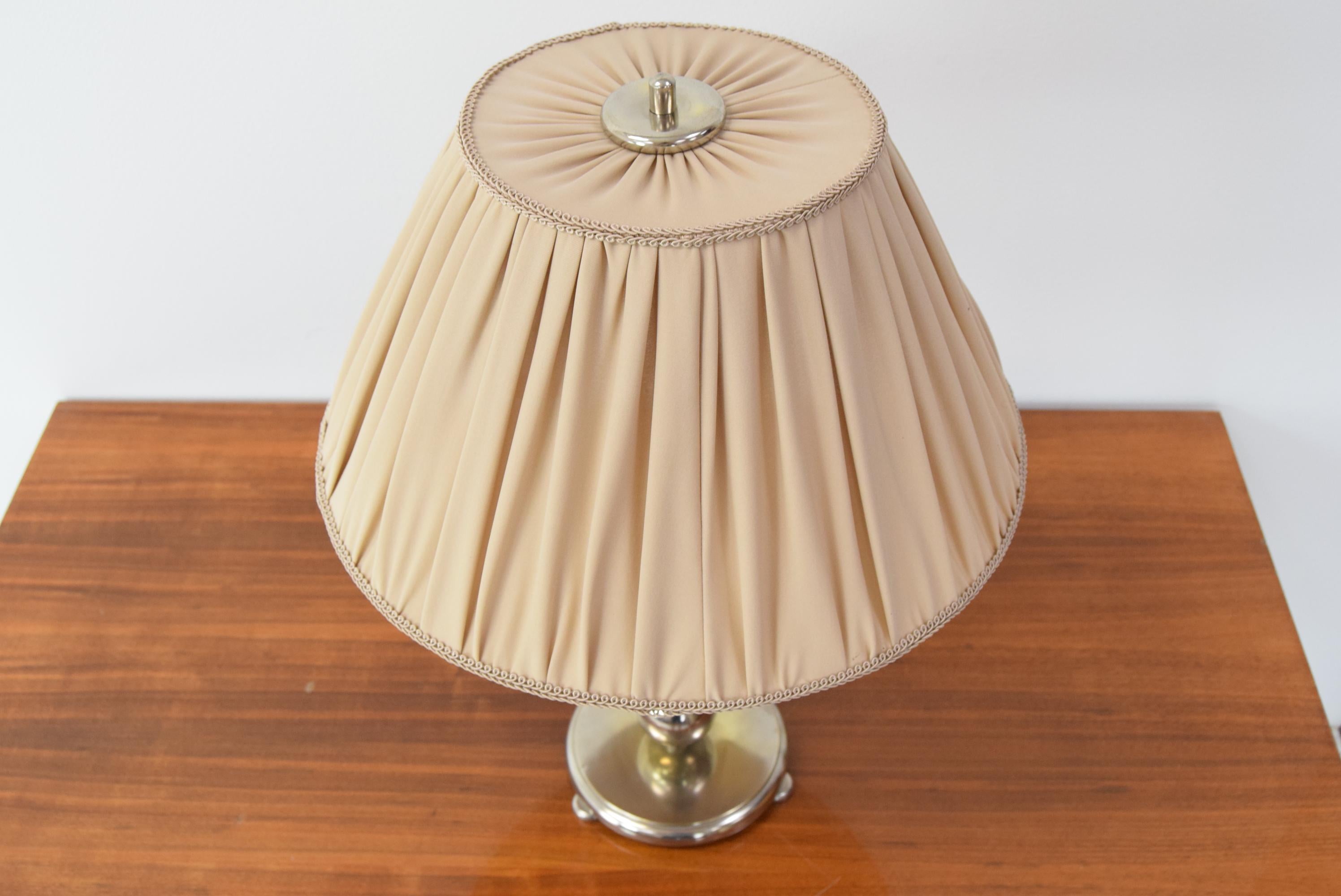Art Deco Table Lamp, circa 1930's In Good Condition In Praha, CZ