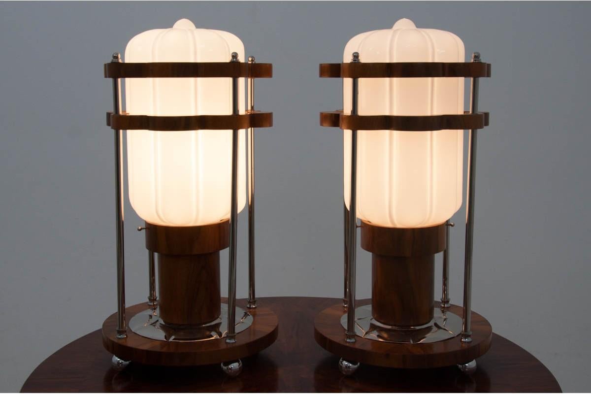 Late 20th Century Art Deco Table Lamps