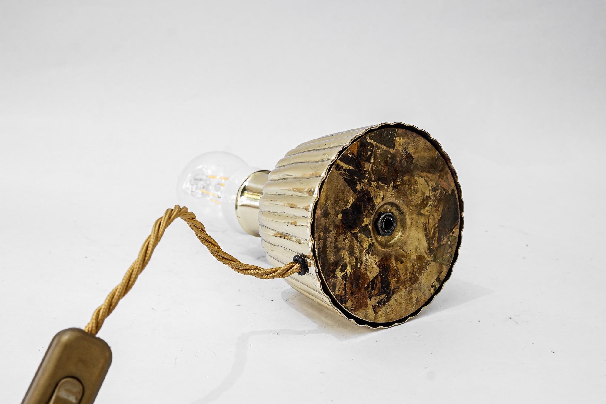 Art deco tischlampen mit stoffschirmen wien um 1920er im Angebot 4