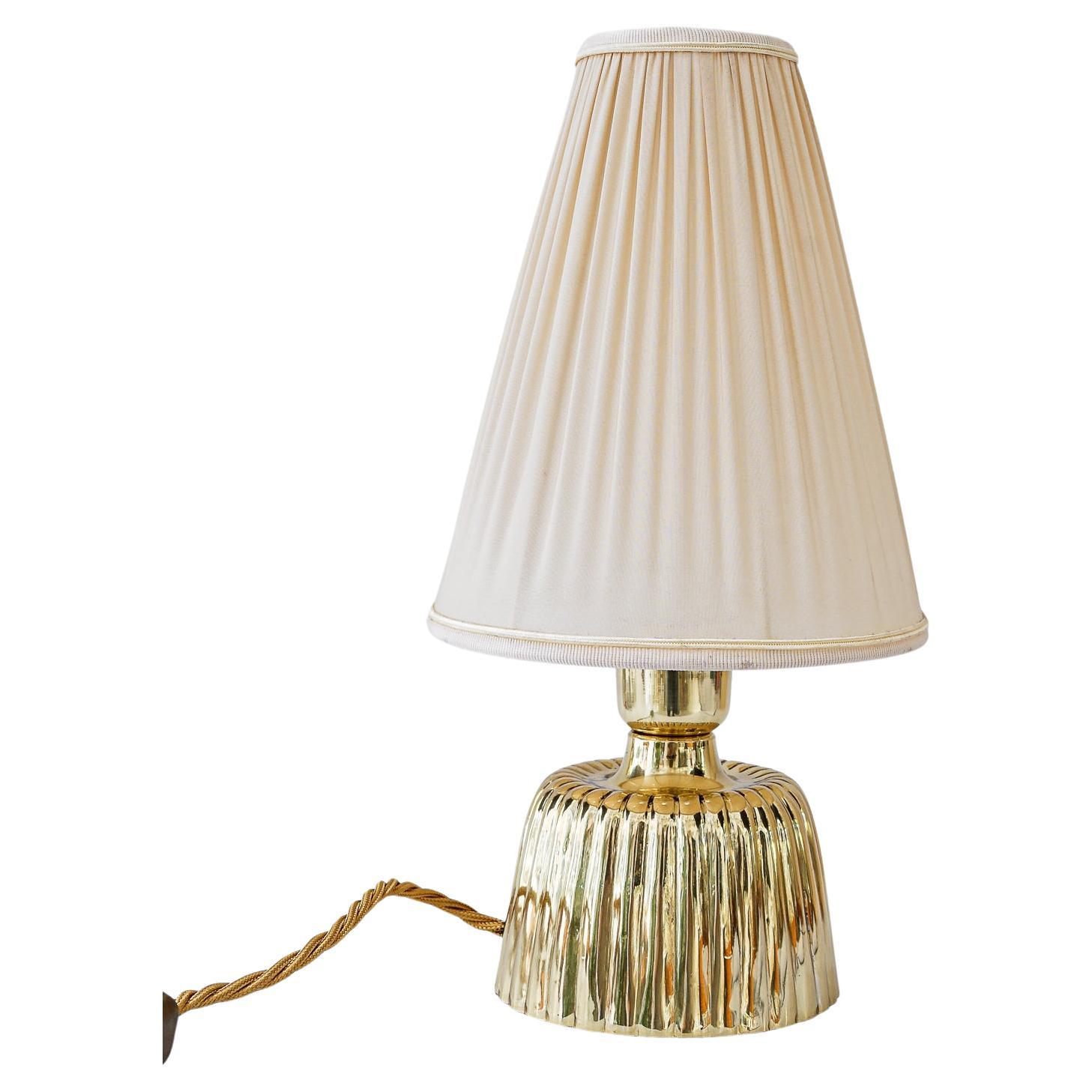 Art deco table lamps with fabric shades vienna around 1920s