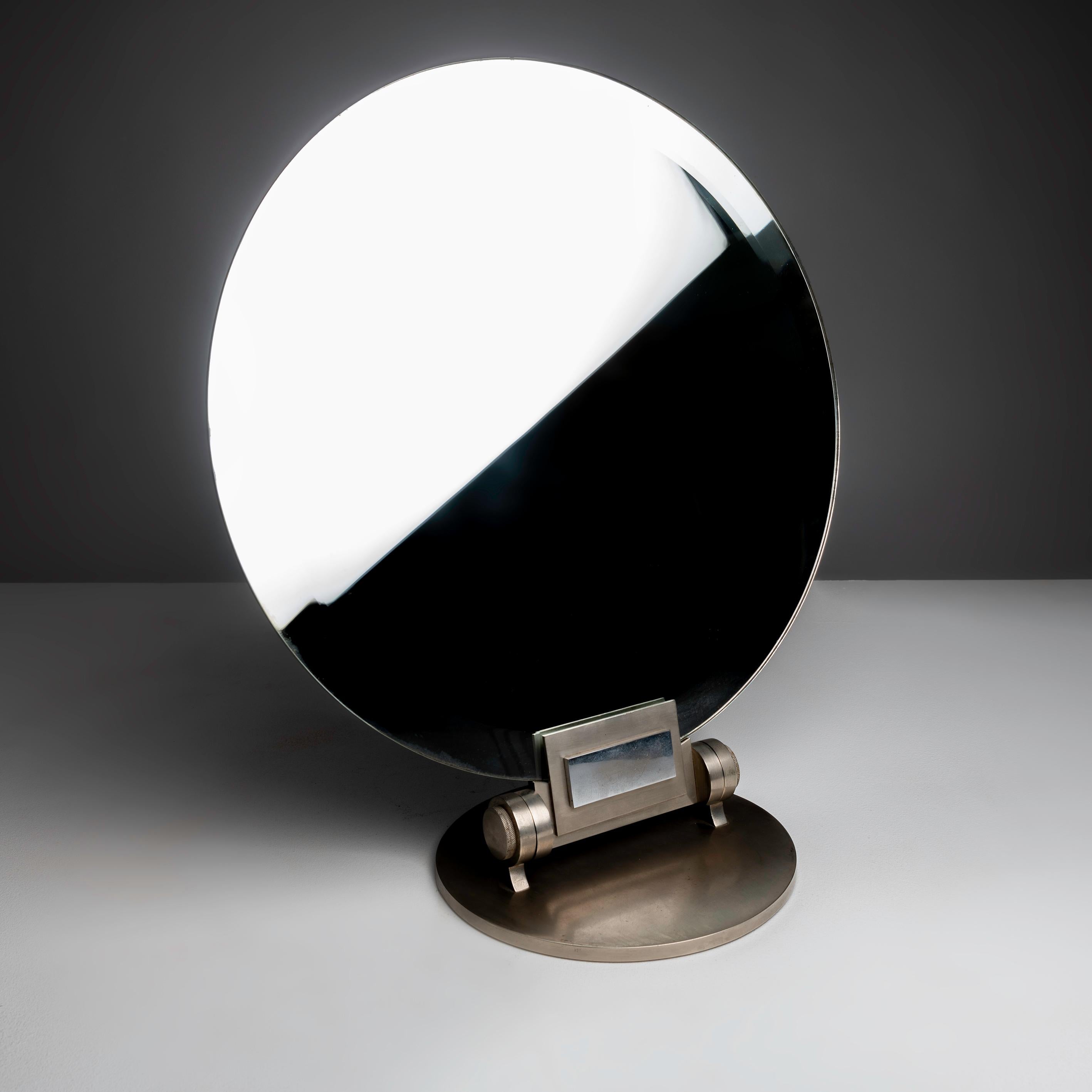 French Art Deco Table Mirror from Maison Desny, 1930s. For Sale