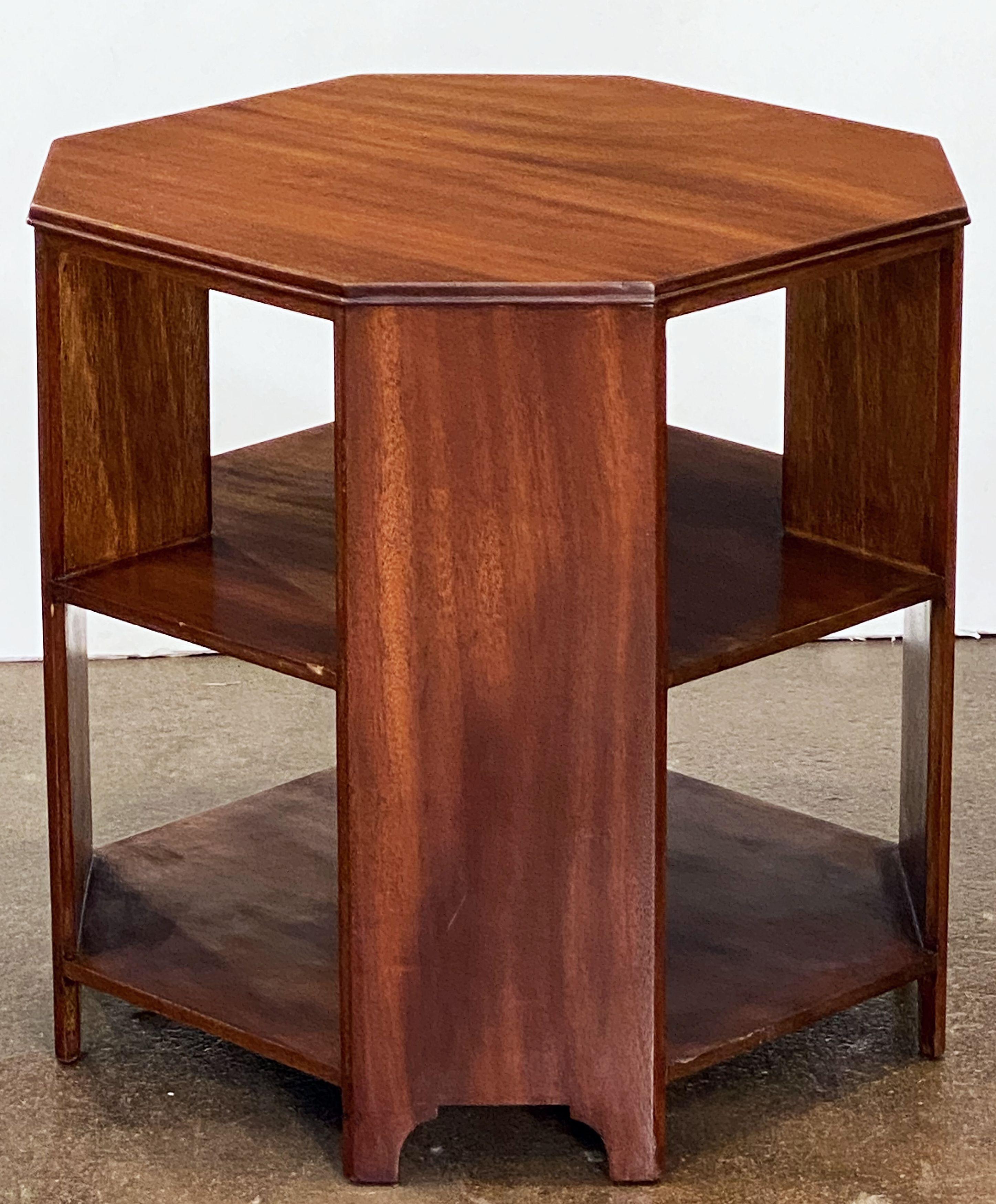 Art Deco Table of Mahogany from England In Good Condition In Austin, TX