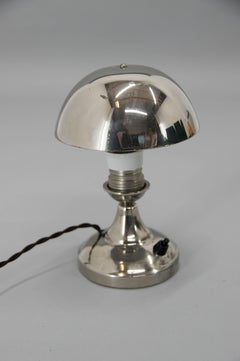 Art Deco Table or Bedside Lamp with Adjustable Shade, 1930s