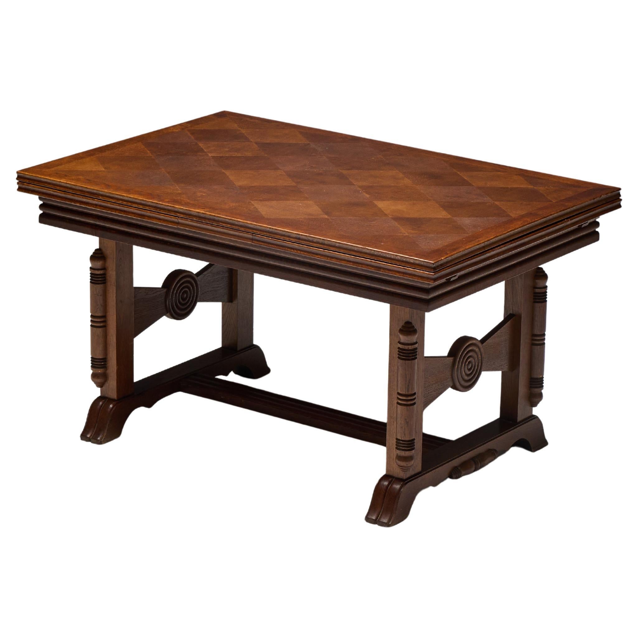 Art Deco Table or Desk by Charles Dudouyt, France, 1940s