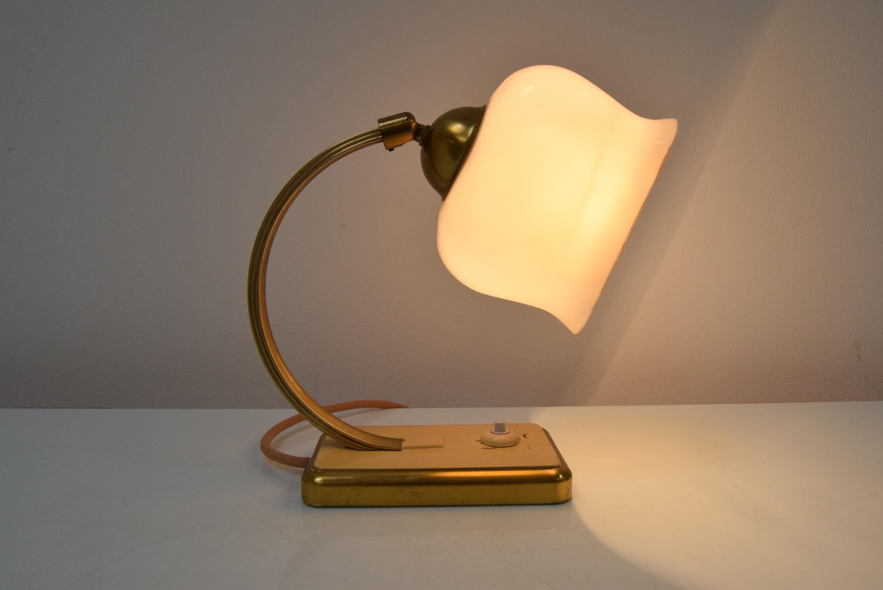 Art Deco Table or Wall Lamp, 1930's 6