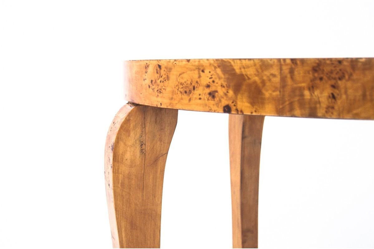 Mid-20th Century Art Deco table, Poland, 1930s. For Sale