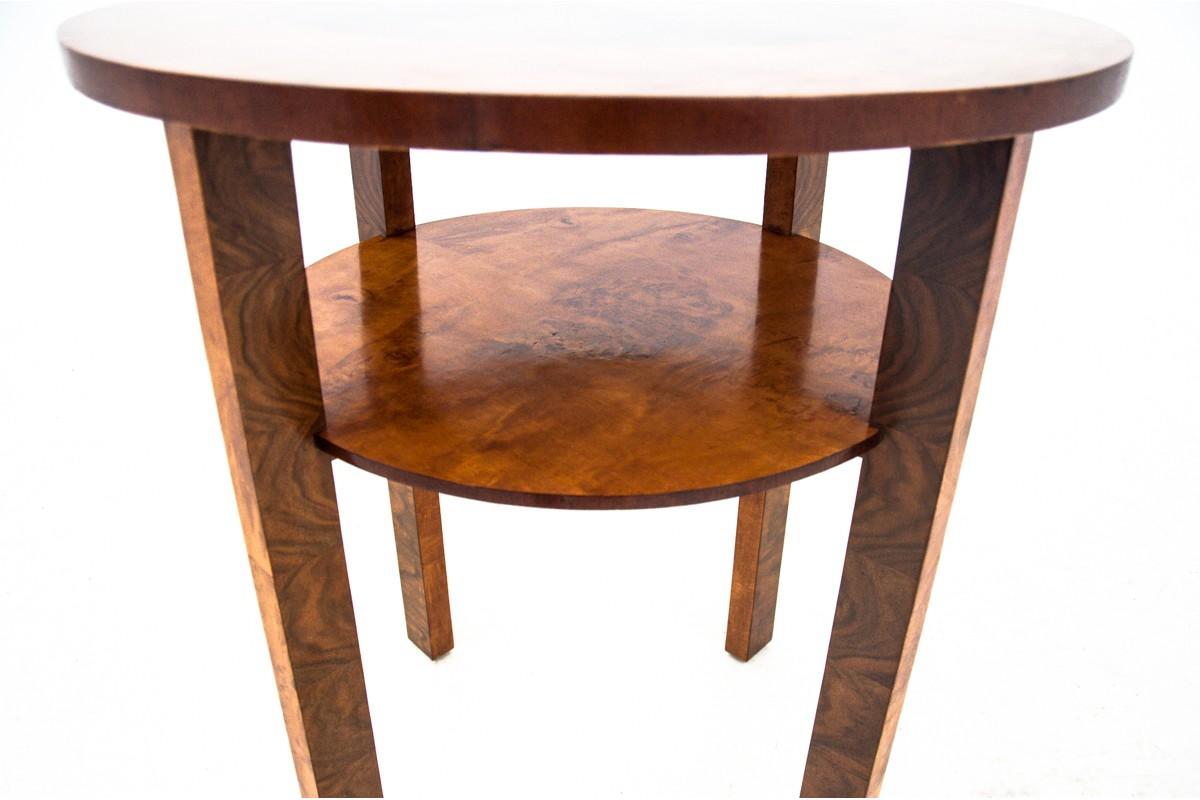 Polish Art Deco table, Poland, 1940s. After renovation For Sale