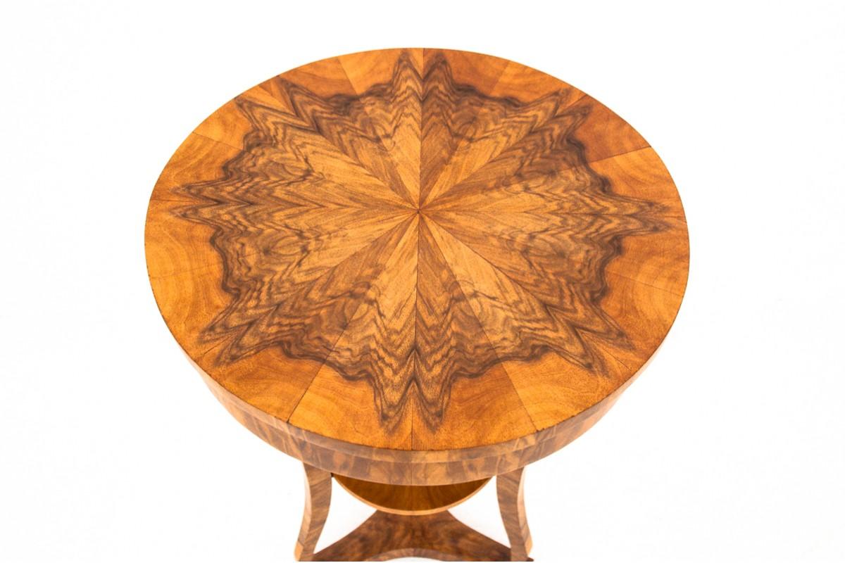 Art Deco Table, Poland, 1950s After Renovation In Good Condition For Sale In Chorzów, PL
