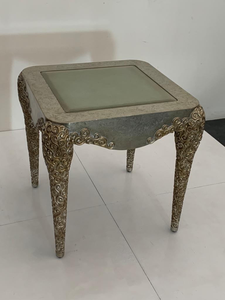 Verre Structure de table Art déco de Lam Lee Group, années 1990 en vente