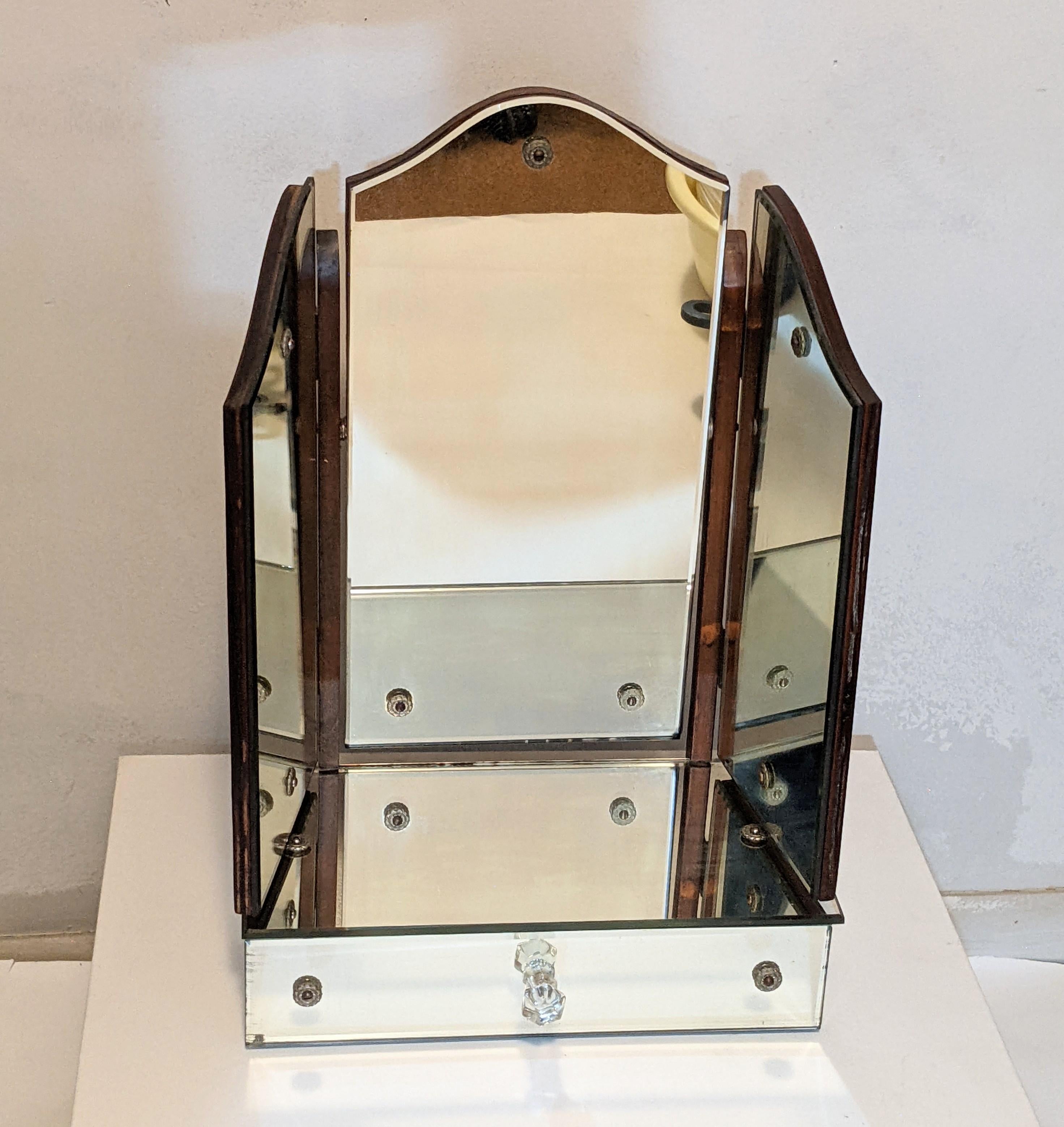 Art Deco Table Top Dressing Mirror 4