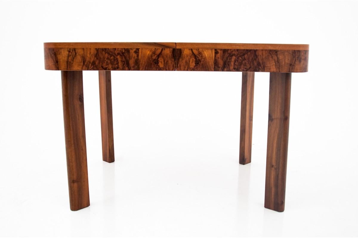 Art Deco table with chairs designed by J. Halabala, 1930s-40s. After renovation. 6