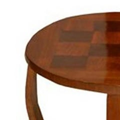 Art Deco Table with Checkerboard