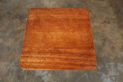 Art Deco Table with Geometric Undershelves