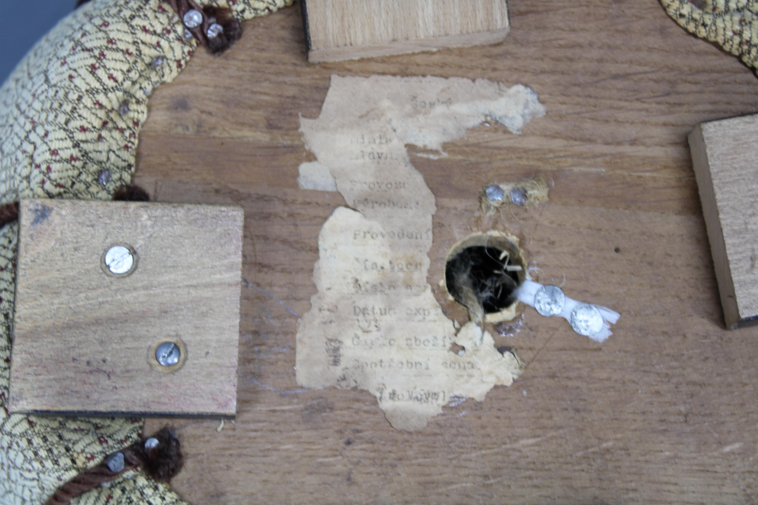 Tabouret Art Déco de Jindrich Halabala, Checoslovaquia Años 30 en venta 5