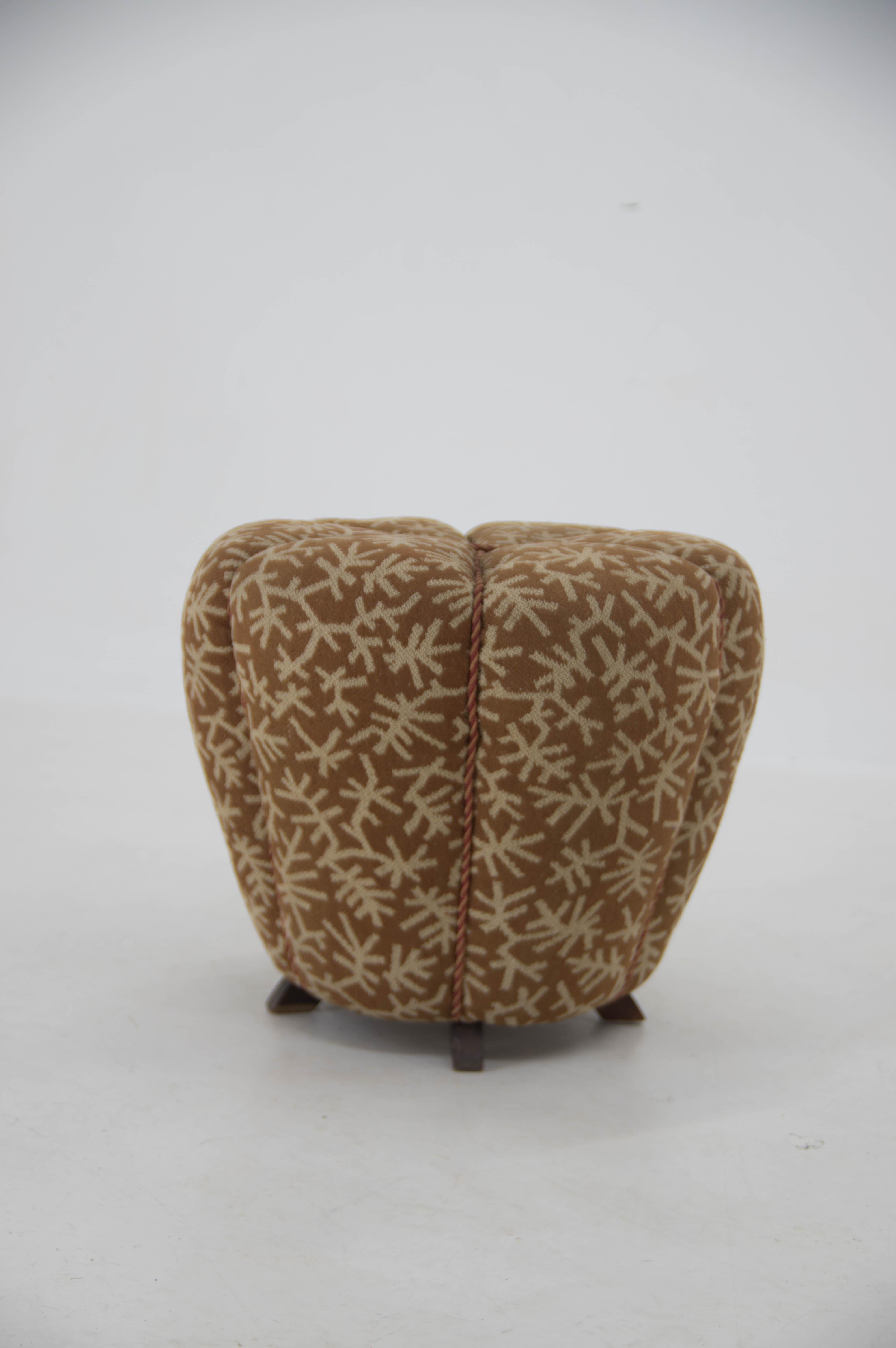 Mid-20th Century Art Deco Tabouret by UP Zavody, 1930s For Sale