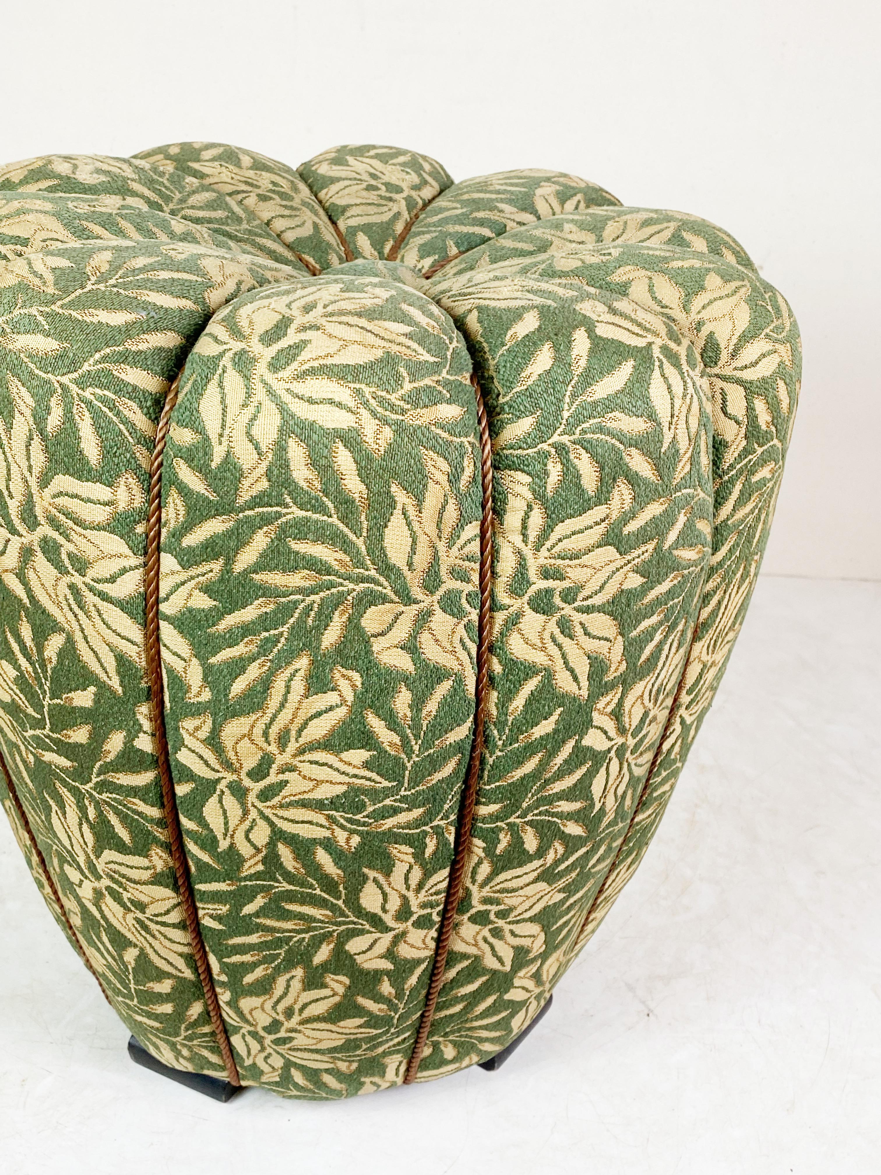 Czech Art Deco Tabouret Designed by Jindřich Halabala, 1940s For Sale