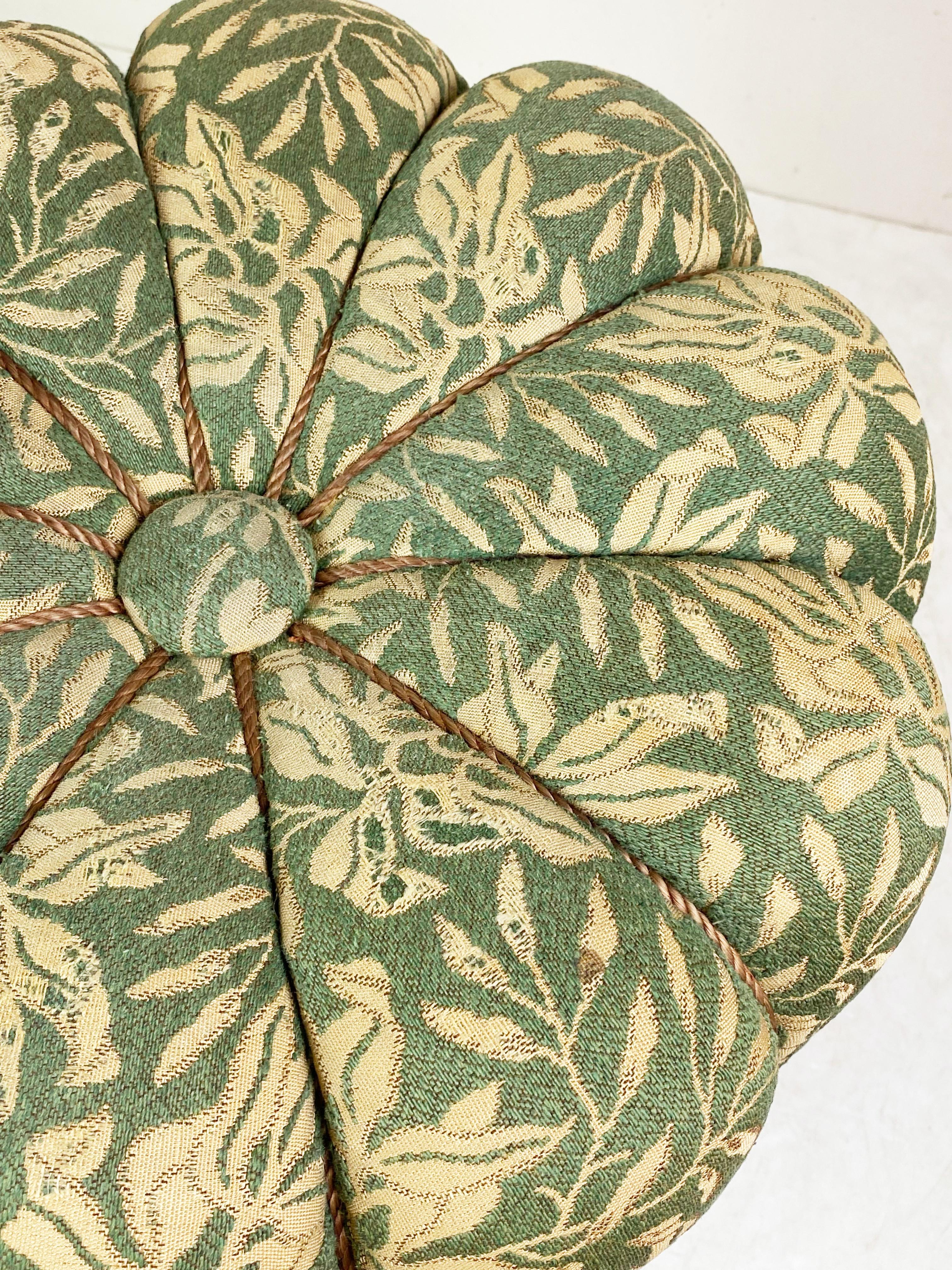 Art Deco Tabouret Designed by Jindřich Halabala, 1940s In Fair Condition For Sale In Praha, CZ