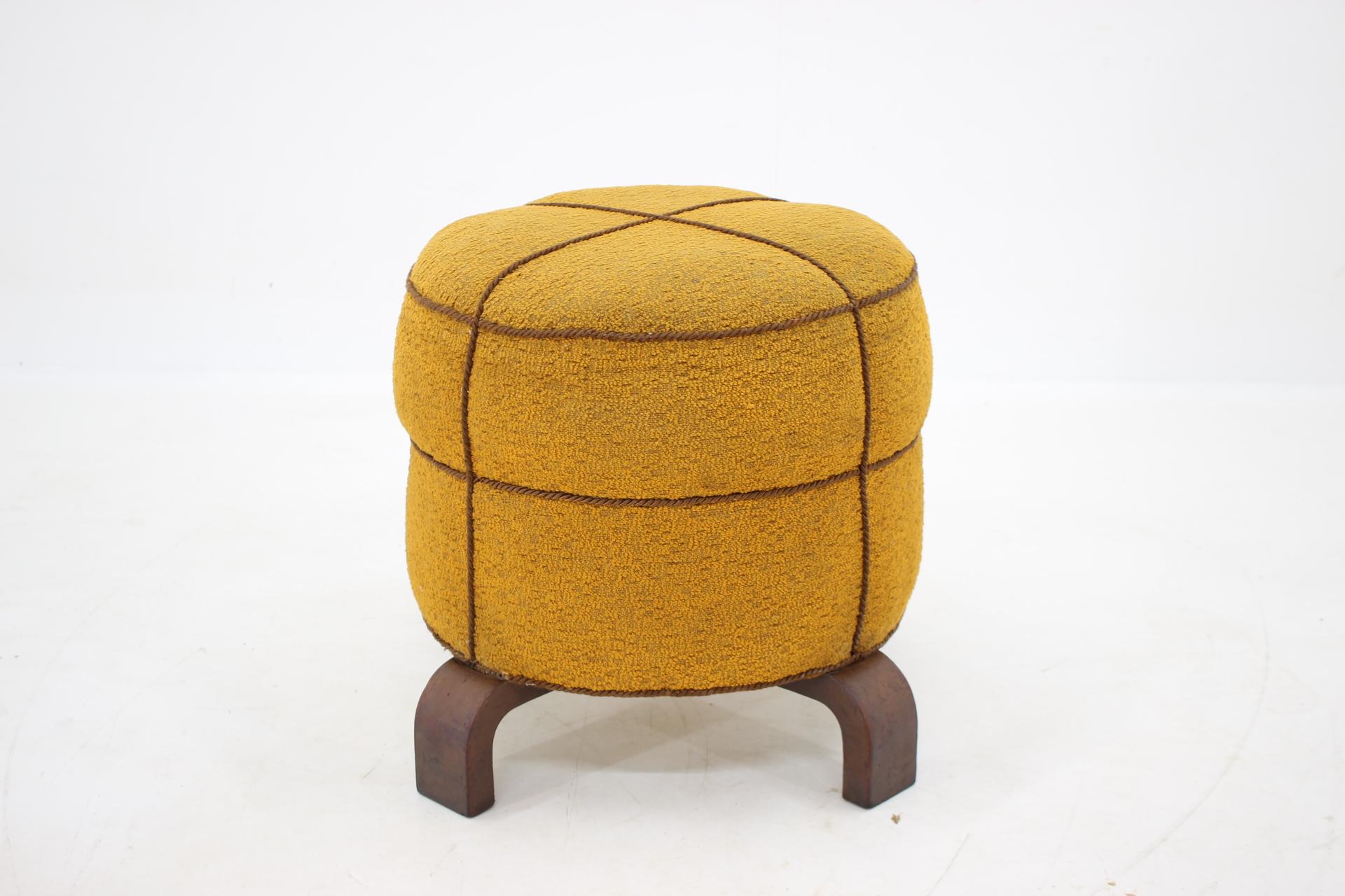 art deco foot stool