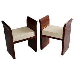 Art Deco Tabouret/ Lyre Shaped Stool