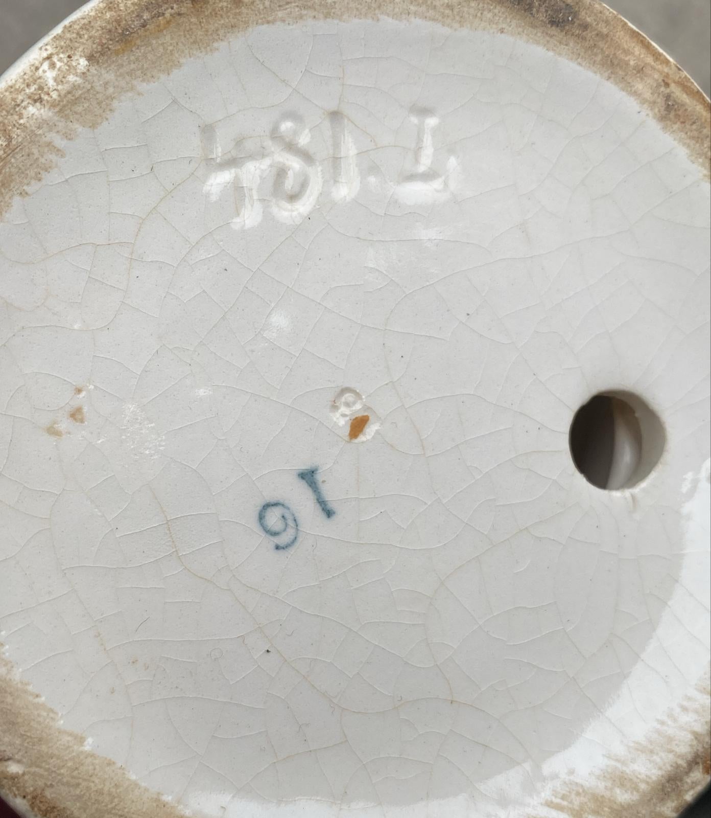 Art Deco Alto in ceramica seppia, donna, tedesco, 1930 ca. in vendita 2