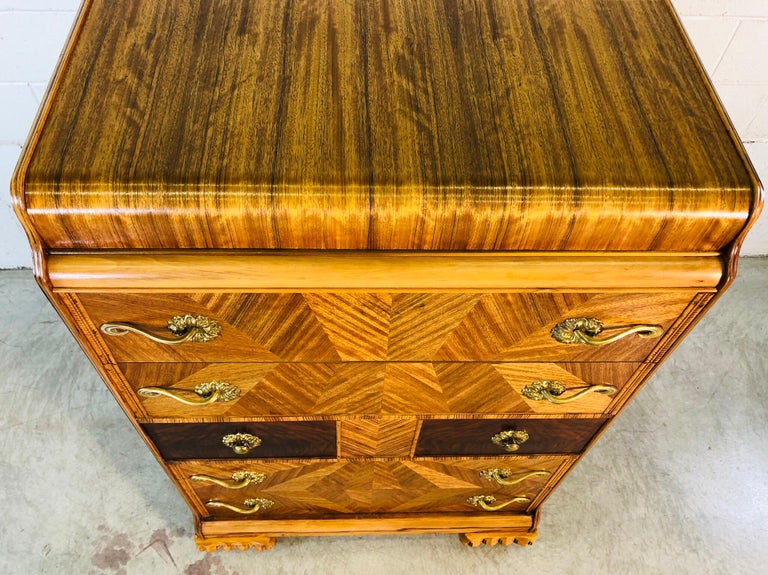 Art Deco Tall Dresser at 1stDibs