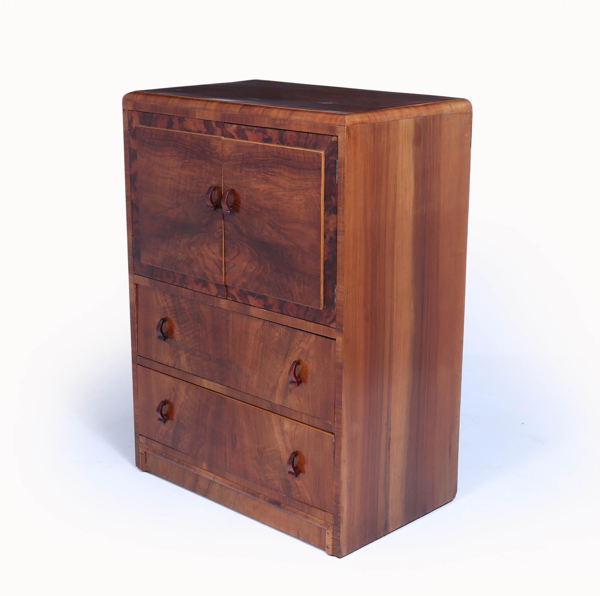 Art Deco Tallboy in Walnut 5