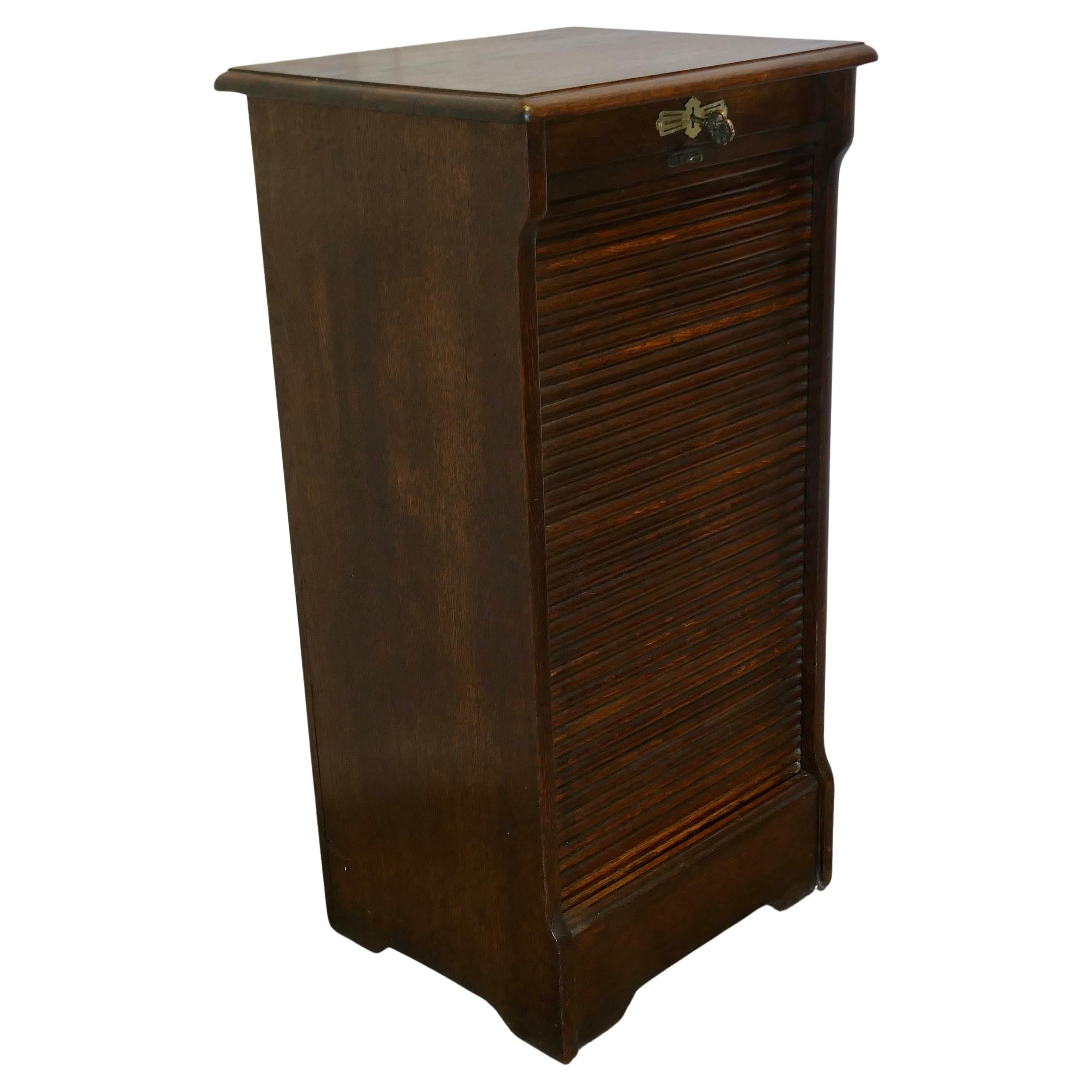 Art Deco Tambour Frontier Oak  Classeur
