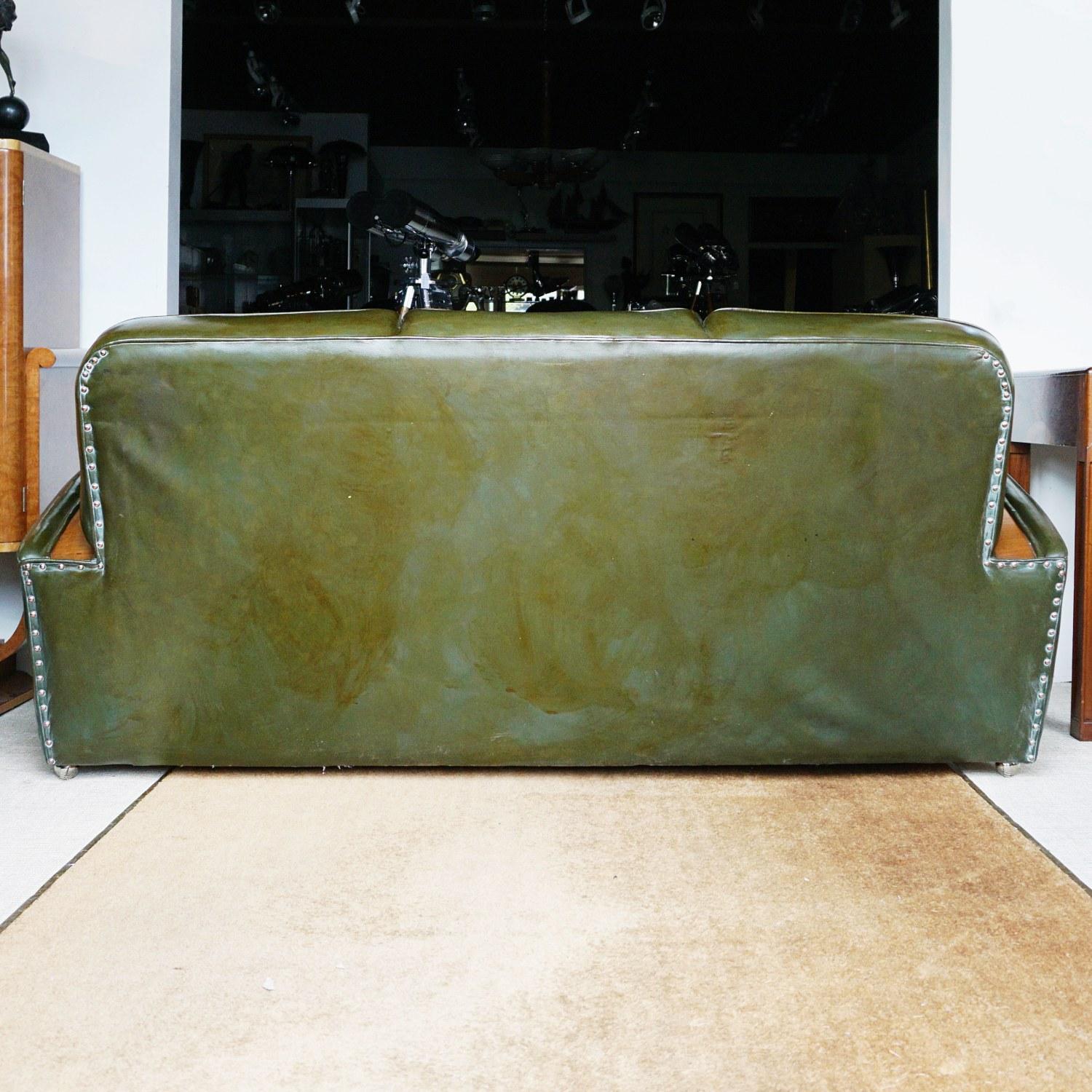 Art Deco Tank Sofa Attributed to Heal's of London 4
