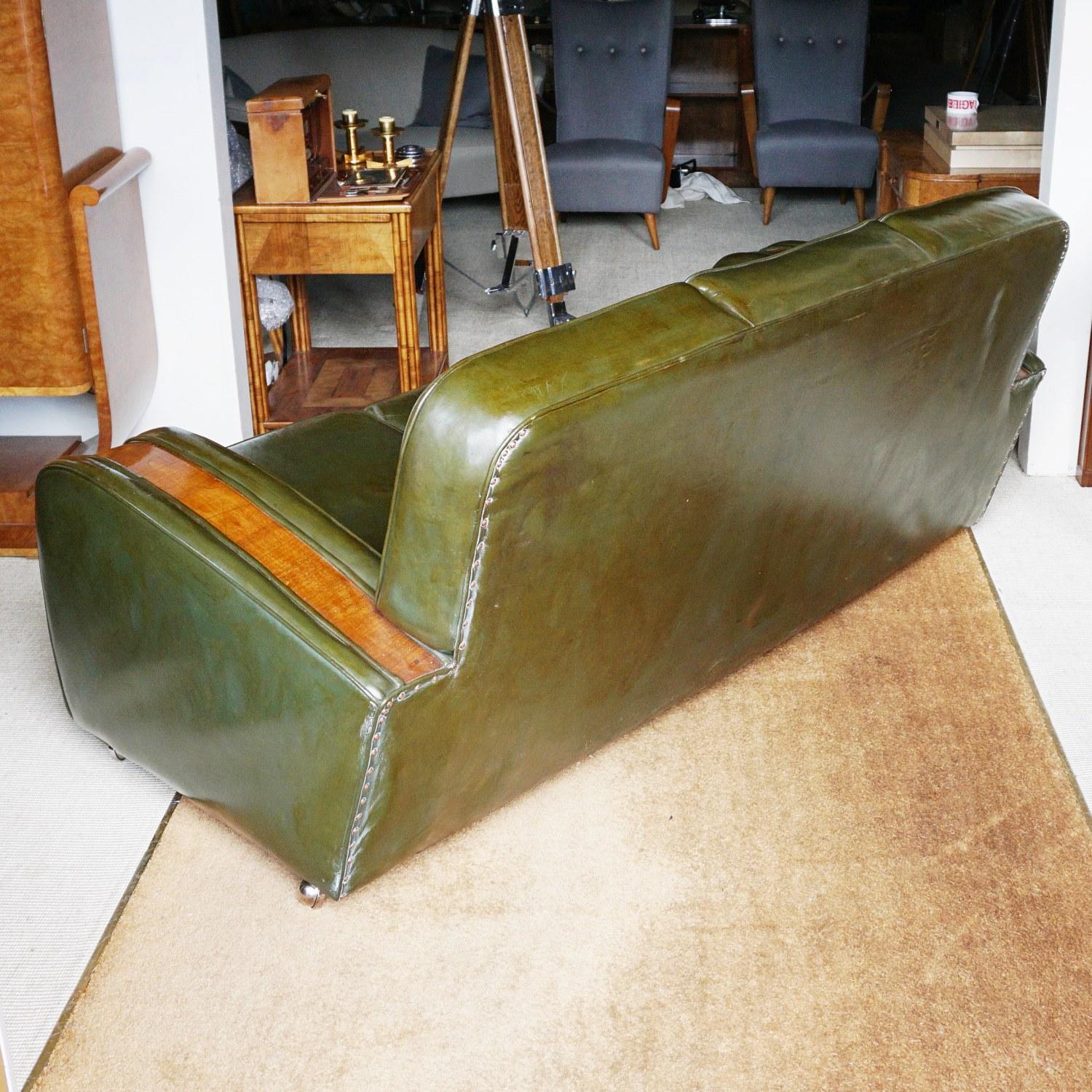 Art Deco Tank Sofa Attributed to Heal's of London 2