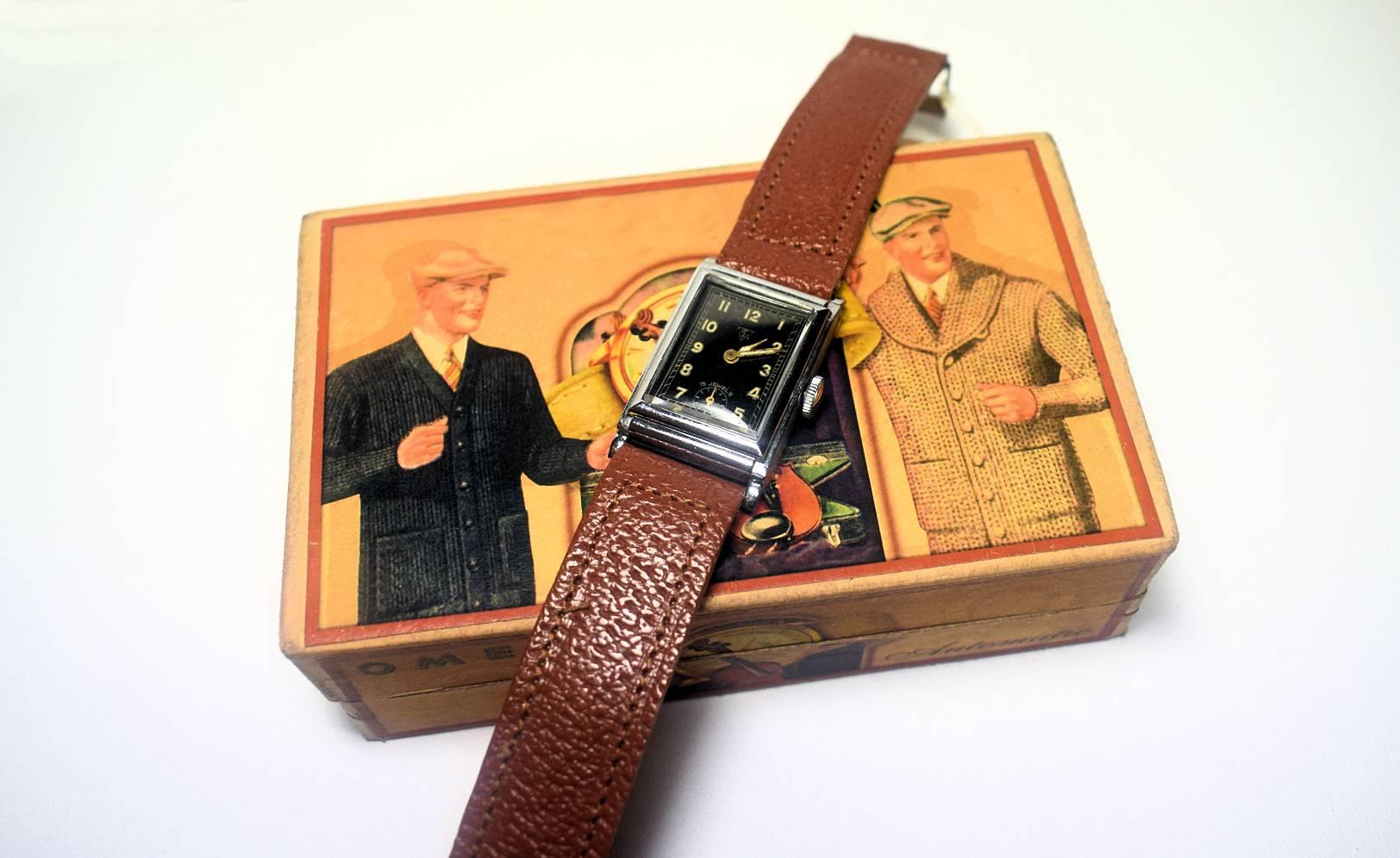 Art Deco Tank Style Men’s Wristwatch 3