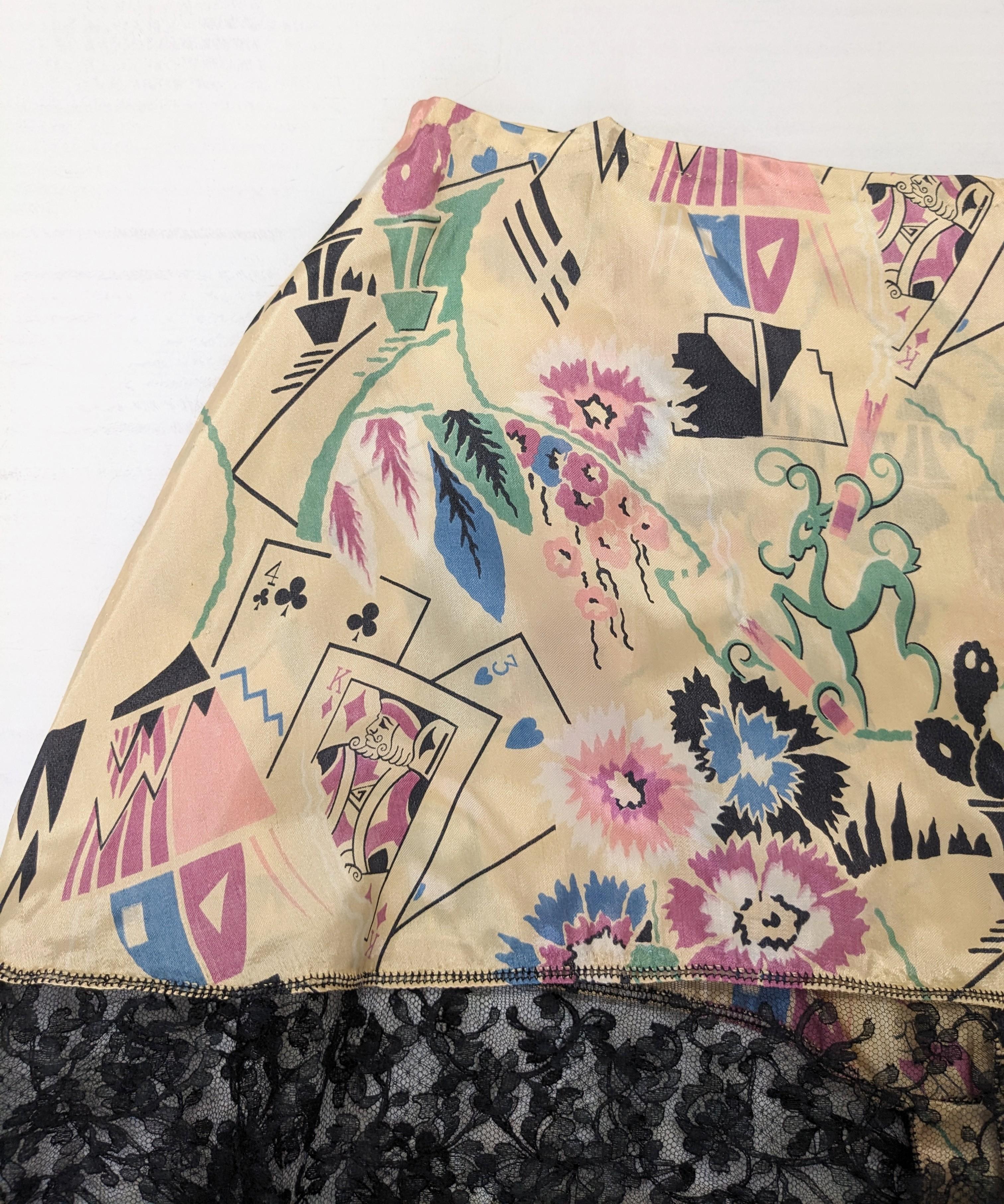 Art Deco Tap Pants Casino Playing Card Print en vente 1