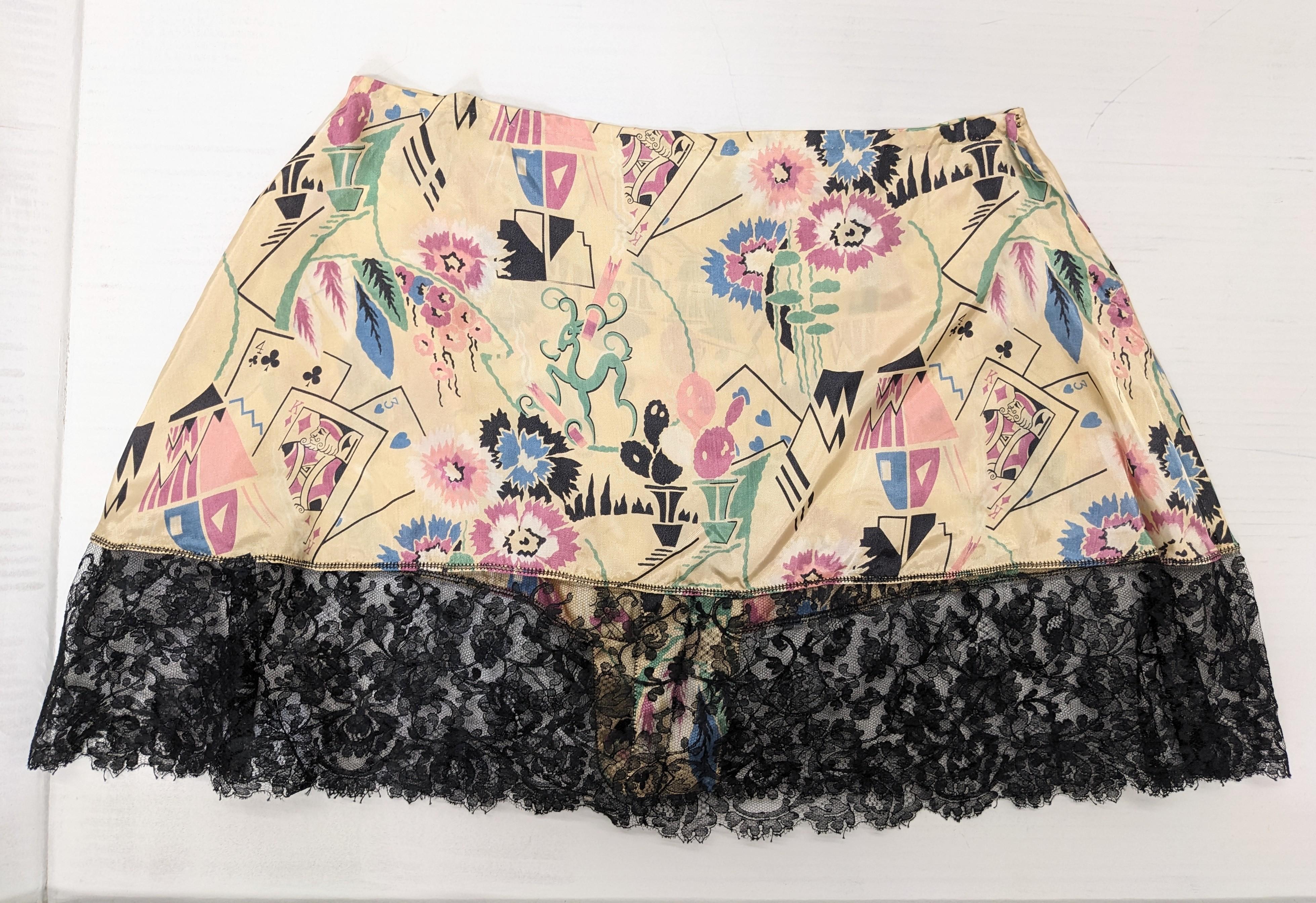 Art Deco Tap Pants Casino Playing Card Print en vente 3